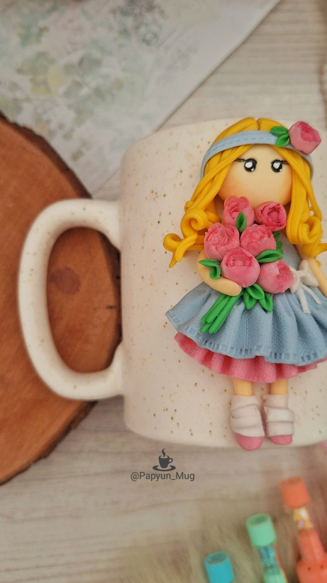 ماگ دخترِ پیونی 🌸